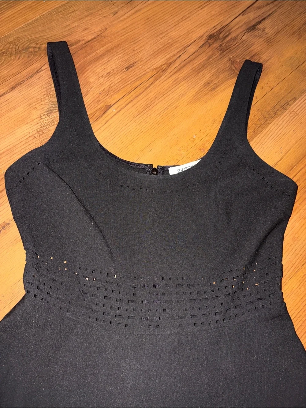 Elizabeth and James laser cut flare mini dress 6